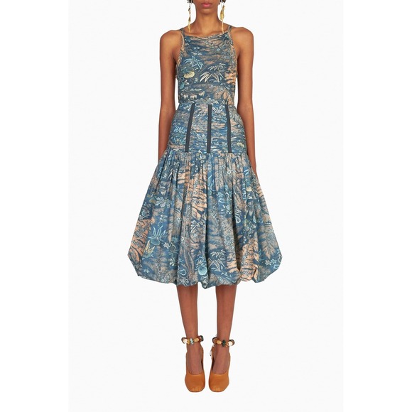 Ulla Johnson Dresses & Skirts - Ulla Johnson Roselani Skirt Bubble Hem Size 4 Small Midi Skirt Waimea Floral